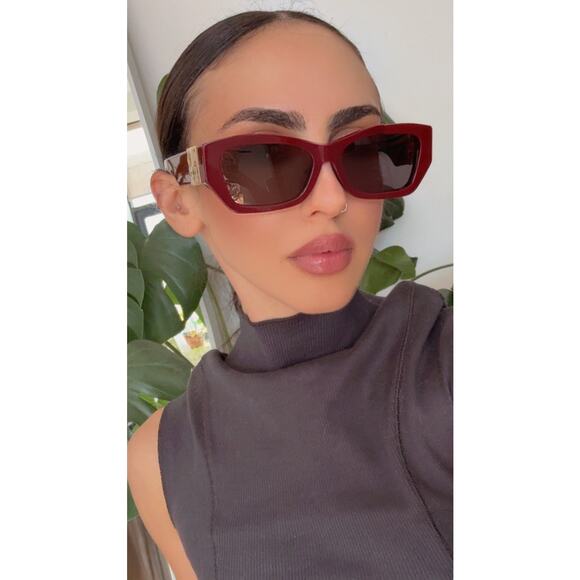 NEW Dior MissDior S1F Cat Eye Sunglasses Burgundy Red main image 8